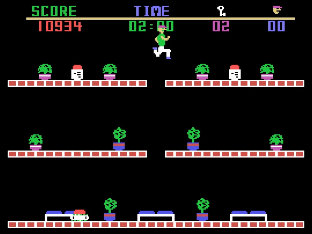 Gameplay of The Heist for Colecovision